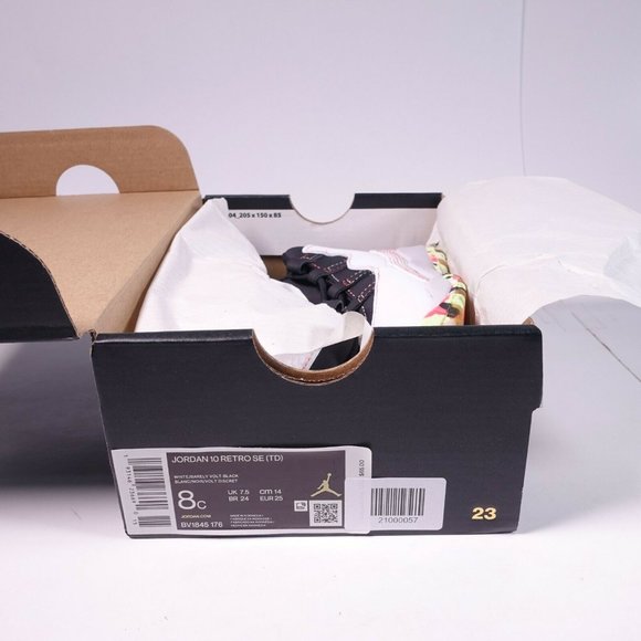 Jordan 10 Retro SE TD Sneakers BV1845-176 White - Picture 8 of 11